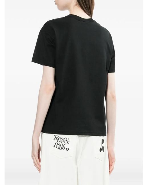 KTZ Black Embroidered T-Shirt