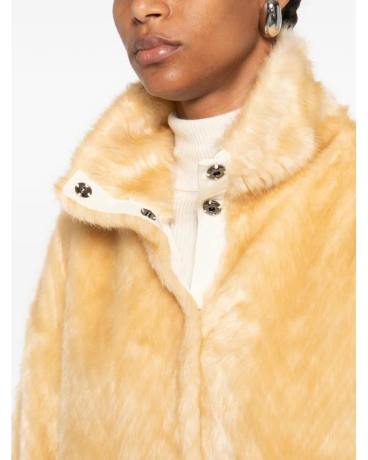 Forte_forte Natural Faux-Fur Jacket