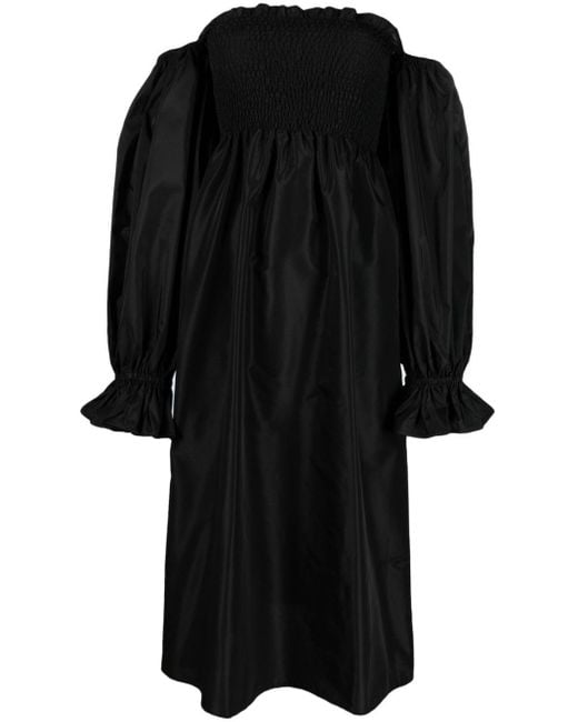 Sleeper Black Atlanta Midi Dress