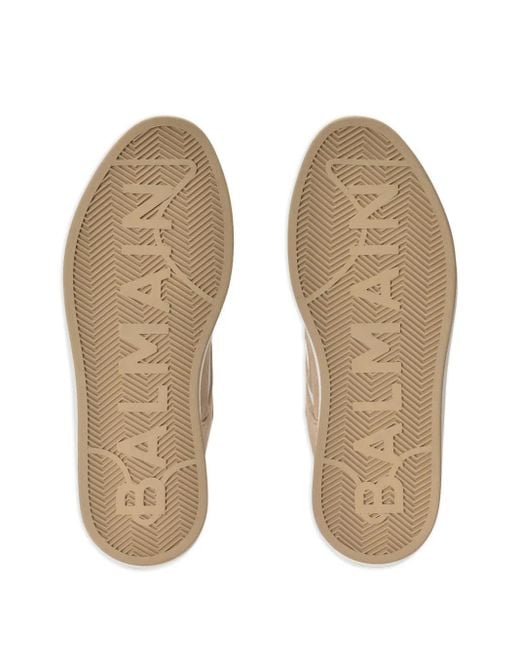 Balmain Brown B-Court Skate Sneakers