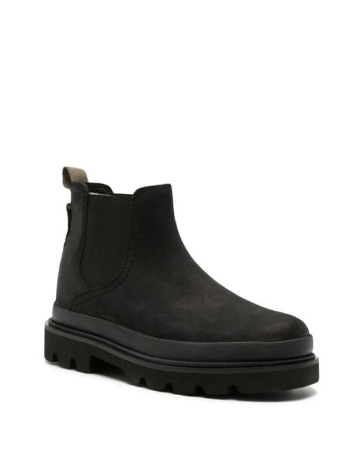 Clarks Black Badell Top Suede Ankle Boots for men