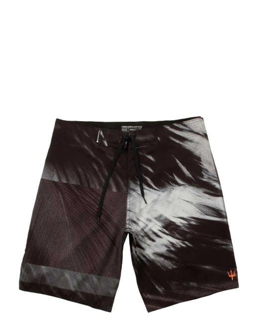 Osklen Zwembroek Met Palmboomprint in het Black voor heren