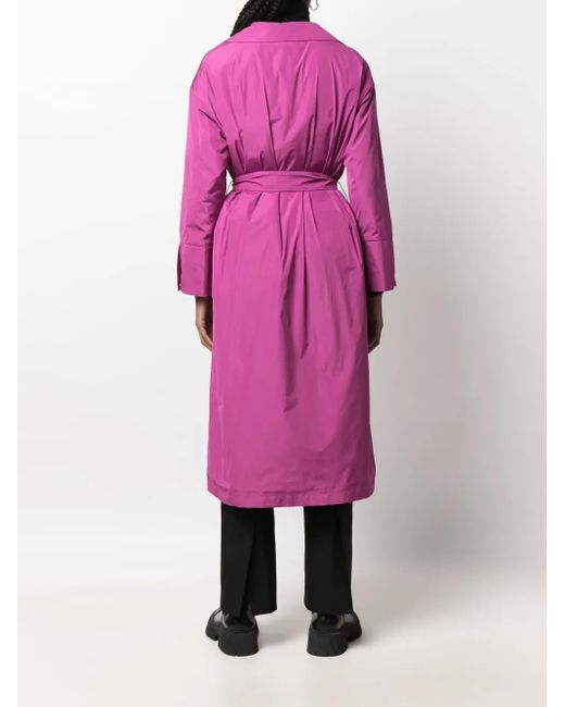 Herno Pink Belted Trench Coat