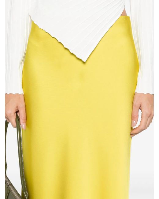 Gonna Midi di Calvin Klein in Yellow