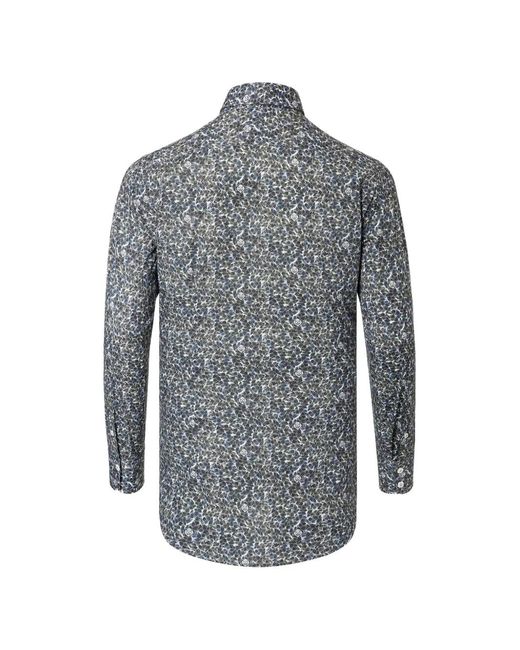 Billionaire Blue Chemise Jason À Fleurs for men