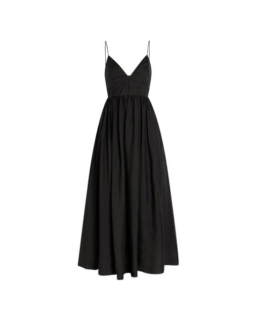 Aje. Black Vacation Midi Dress