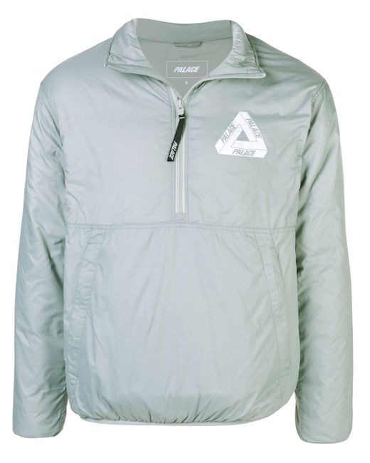 Palace Packable 1/2 Zip Thinsulate Jacket in Grey (Gray) for Men - Lyst
