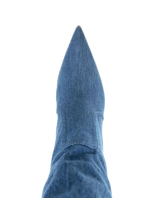 Gianvito Rossi Keinna 85mm ブーツ Blue