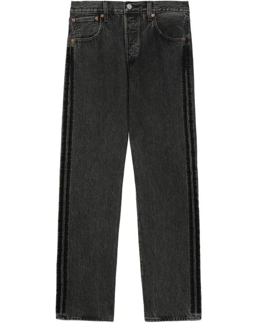 Jeans Con Applicazione Logo di Undercover in Black da Uomo