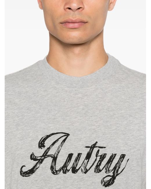 T-Shirt À Logo Script Autry pour homme en coloris Gray