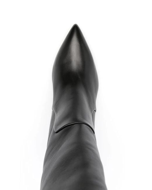Paris Texas Black Anja 70Mm Leather Boots
