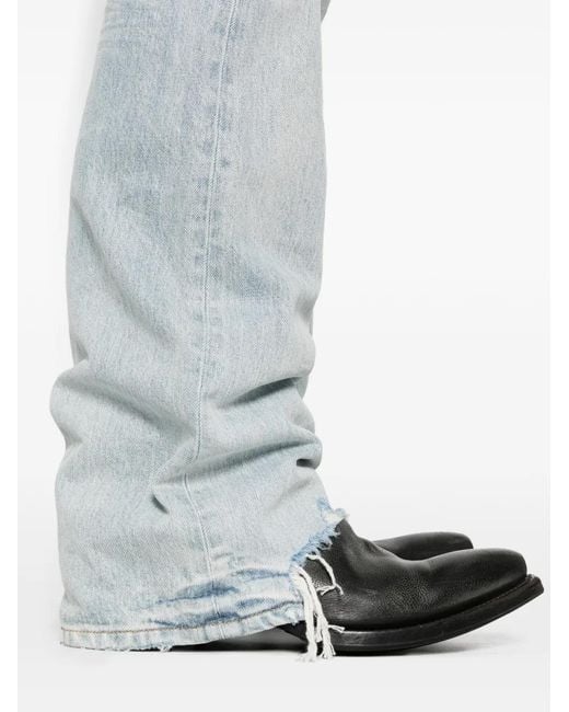 Purple Brand Blue Lucca Ripped Faded Jeans for men