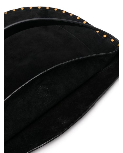 Isabel Marant Black Oskan Suede Shoulder Bag
