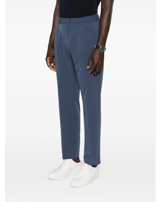 Herno Blue Elasticated Trousers for men