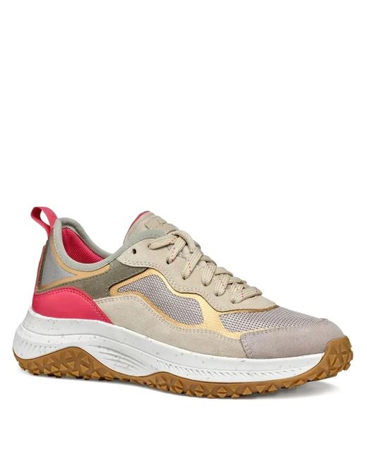 Zapatillas con paneles de malla Geox de color White
