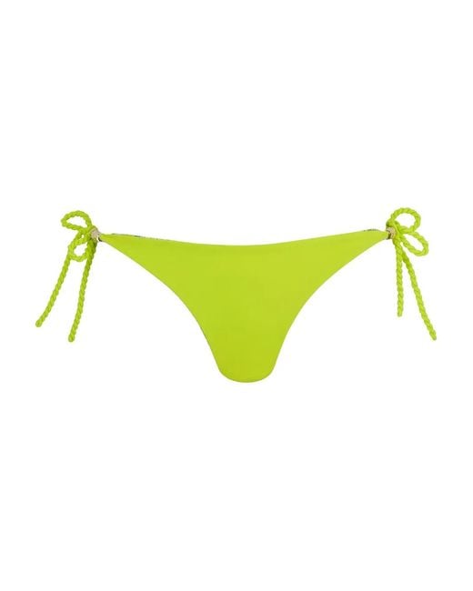 Heidi Klein Yellow Hacienda Reversible Bikini Bottoms