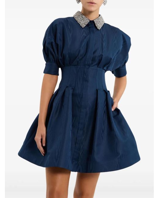 Rebecca Vallance Blue Cielo Minikleid