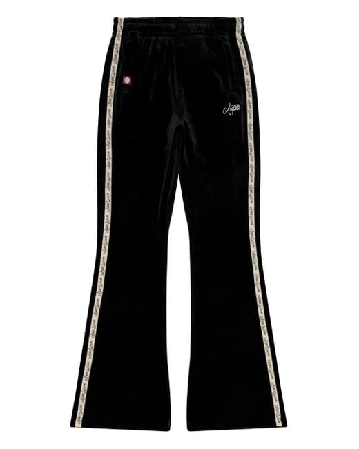 Pantaloni Con Ricamo di Aape By A Bathing Ape in Black