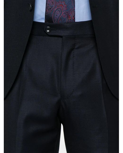 Tagliatore Blue Virgin Wool Suit for men