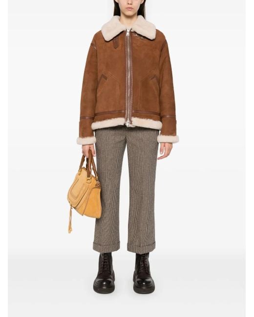 Ermanno Scervino Brown Suede Jacket