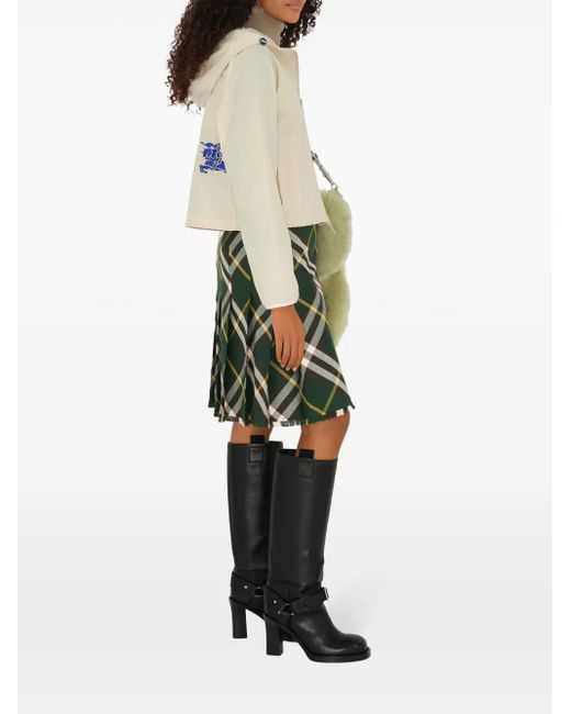 Burberry Natural Equestrian Knight Parka