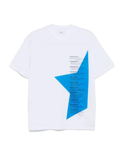 Pmds Blue Star T-Shirt for men
