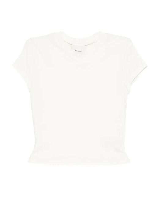 Reformation White Lindie Top