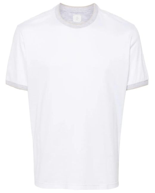 Eleventy White T-Shirts And Polos for men