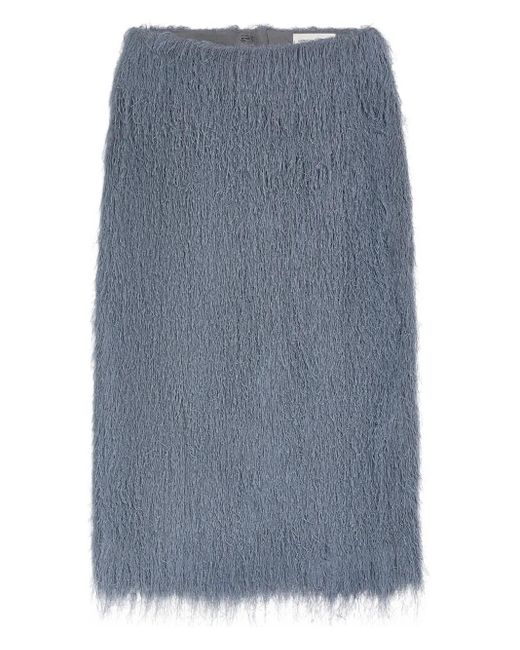 Dries Van Noten Blue Rock Mit Fransen