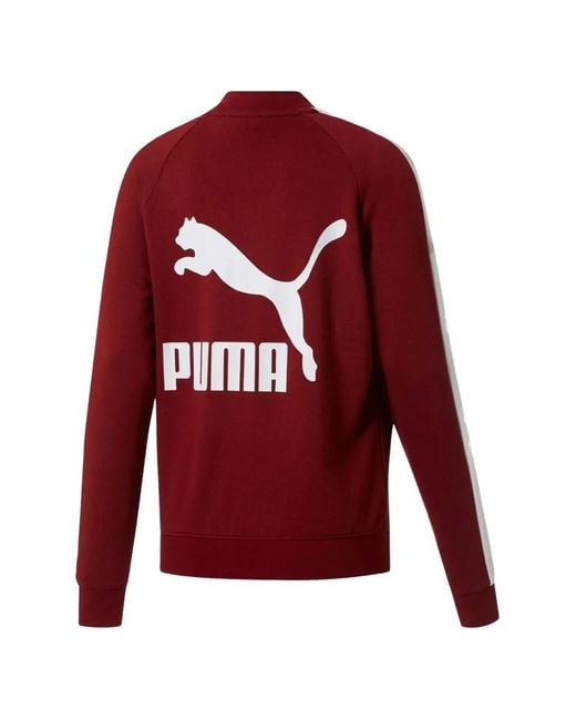 PUMA Red Striped Track Jacket