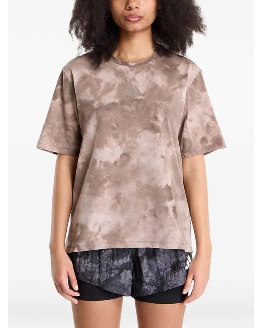 Adidas Gray Terrex Multi Spray-Dye T-Shirt