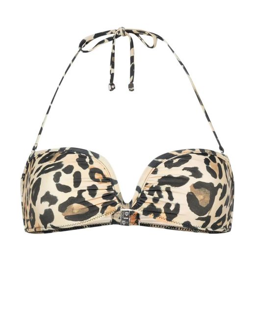 Haut De Bikini À Imprimé Léopard Nanushka en coloris Natural