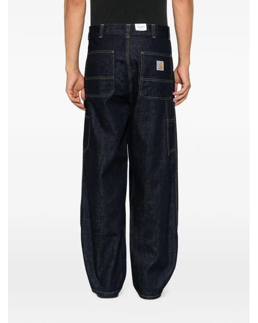 Carhartt Blue Oakland Panelled Jeans for men