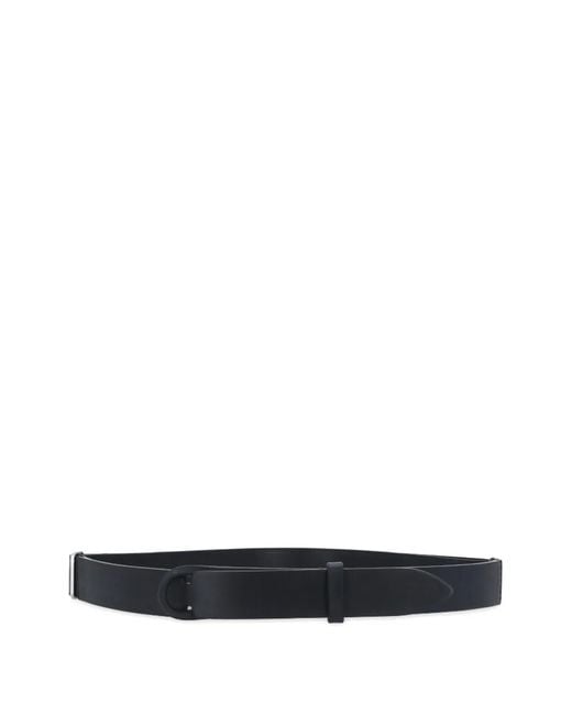 Orciani White Nobuckle Sliding-Ring Belt for men