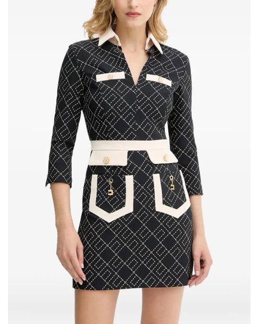 elisabetta franchi black mini dress Cotton Citizen Varona Long Sleeve Mini | Black
