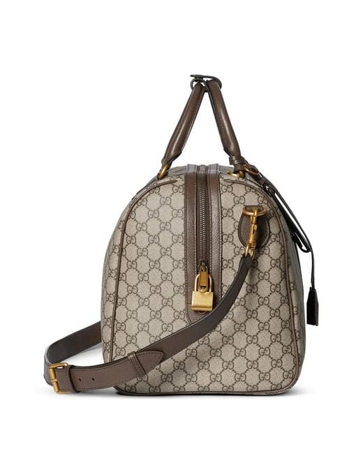 Gucci Brown Savoy Gg-Pattern Medium Tote Bag for men