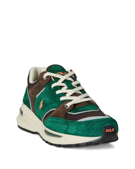 Polo Ralph Lauren Green Trackster 250 Sneakers for men