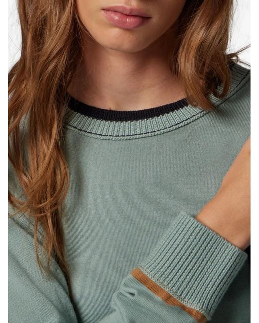 Pull Bords Contrastants Paul Smith en coloris Green