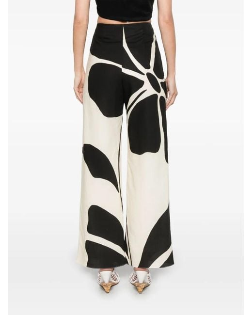 Pantalones India Cala De La Cruz de color Black