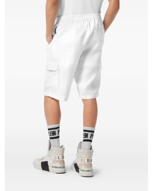 Short Chino Droit Philipp Plein pour homme en coloris White