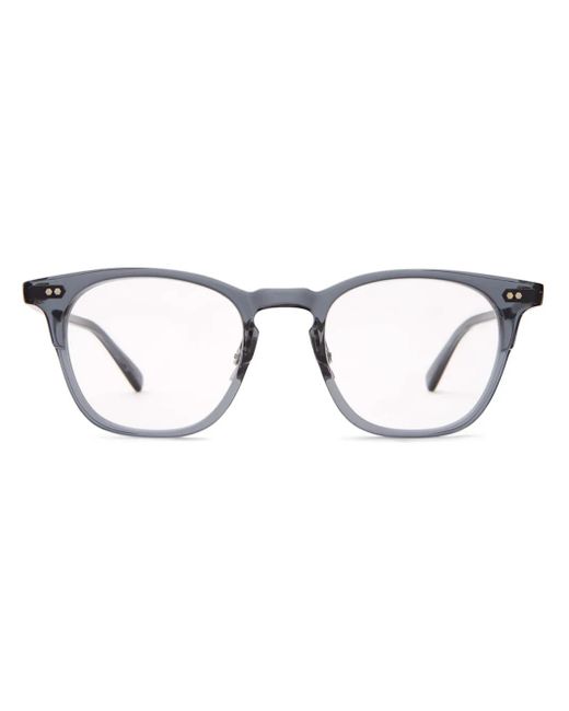 Mr. Leight Blue Wright C Brille Mit Eckigem Gestell