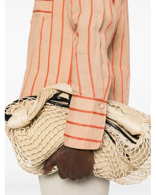 Sandro Brown Striped Shirt for men
