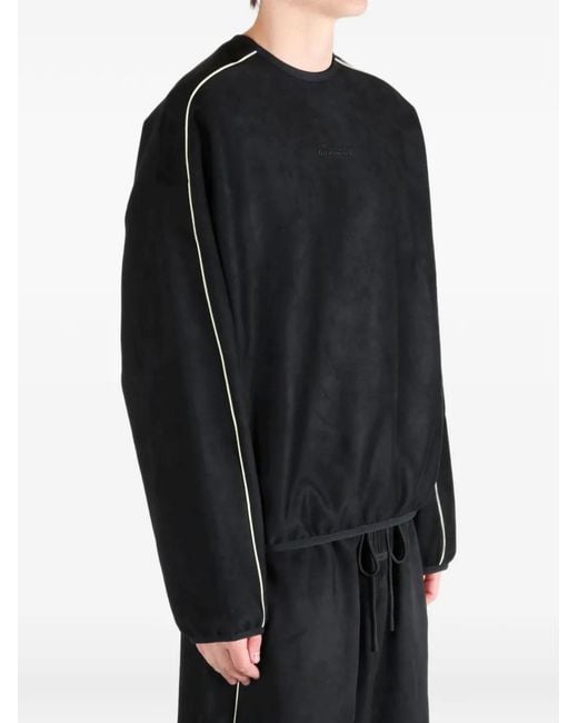 Fear Of God Black Suede Fleece Signature Modern Sweater for men