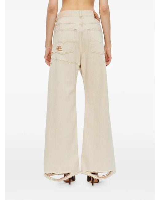 DIESEL Natural 1996 D-Sire-Yu Distressed Jeans