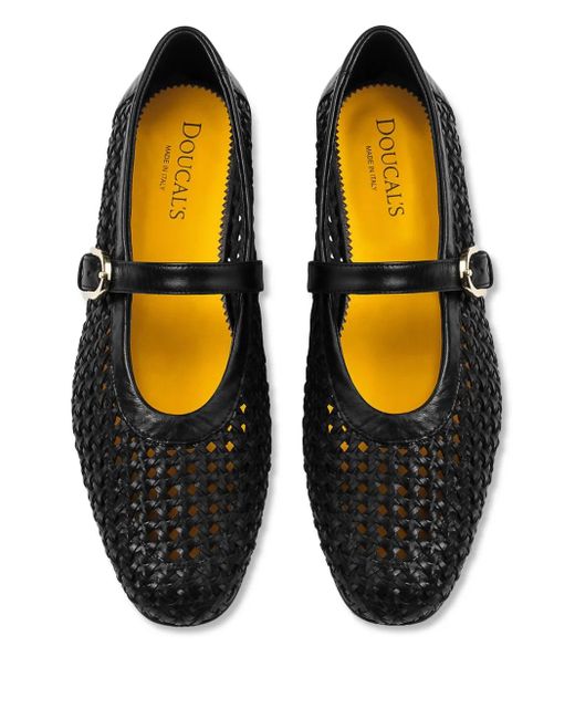 Ballerines Texturées Doucal's en coloris Black