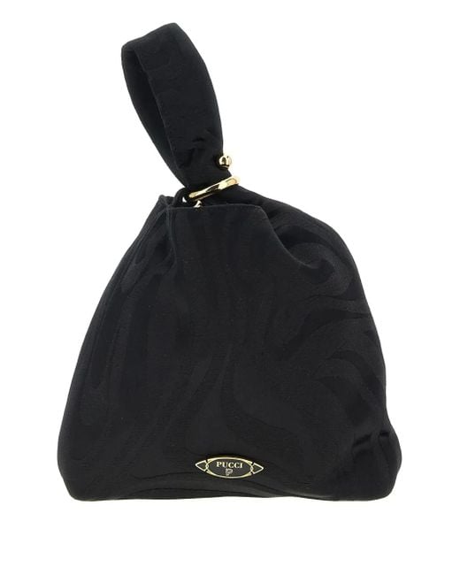 Emilio Pucci Logo-detail Mini Bag Black