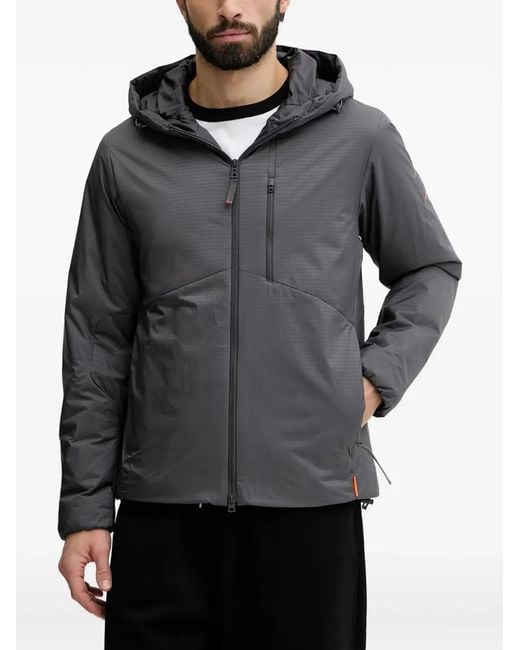 Bogner Fire + Ice Gray Jared Logo-Patch Jacket for men