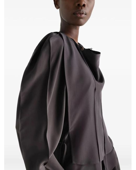 Lemaire Black Layered Blouse