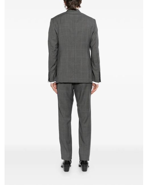 【特別セール】TOMFORDグレー チェックシェラトンスーツジャケット上下セット Tom Ford メンズ グレー チェック スーツの通販はau PAY マーケット