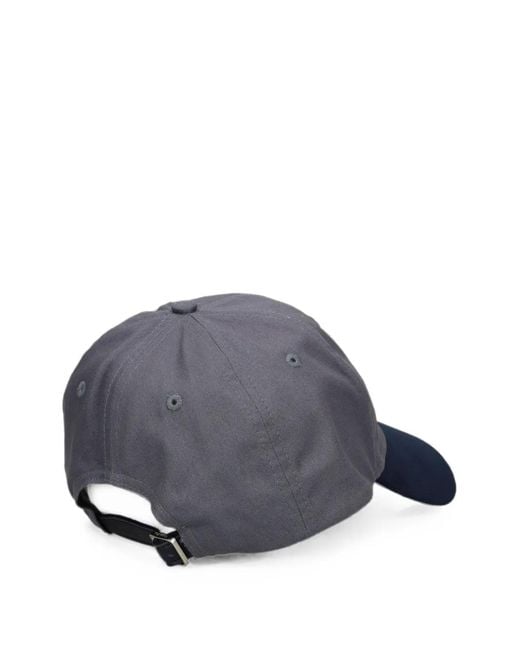 Calvin Klein Blue Logo-Patch Baseball Cap for men
